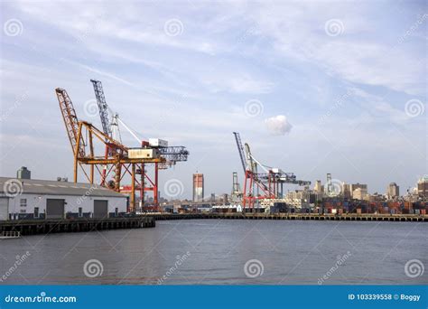 Red Hook Container Terminal in New York City Editorial Stock Photo ...