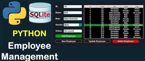 Employee Management Using Python 的图像结果