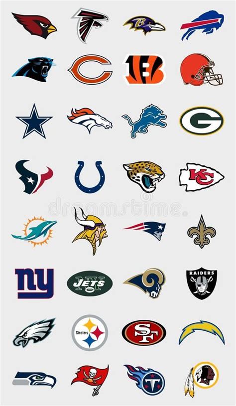 NFL Teams Logos - Official Vector Collection