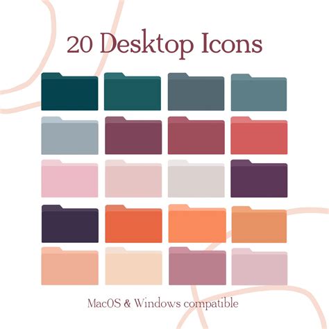 Aesthetic tropical sunset desktop folder icons mac windows folders icon ...