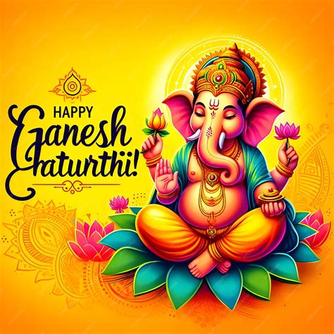 Ganesh Chaturthi or Vinayaka Chaturthi or Vinayagar Chaturthi Greeting ...