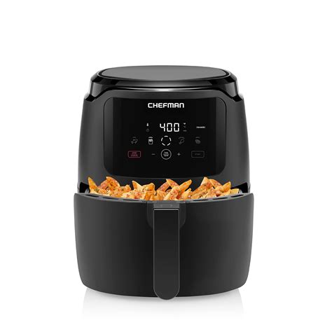 Buy Chefman Digital Air Fryer, One-Touch Control, 4 Cooking Presets ...