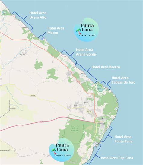 Punta Cana Map – a helpful and detailed map of Punta Cana’s Resorts ...