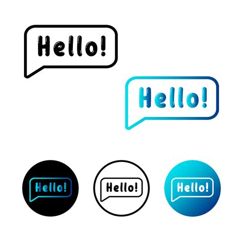 Image result for Hello I AM Icon
