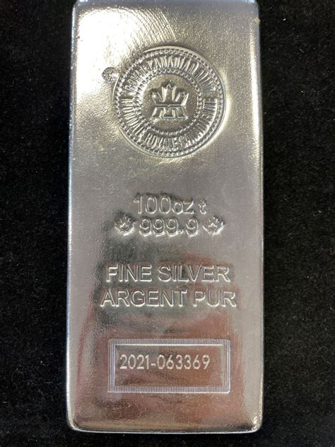 100 oz Silver Bar – Steinmetz Coins & Currency