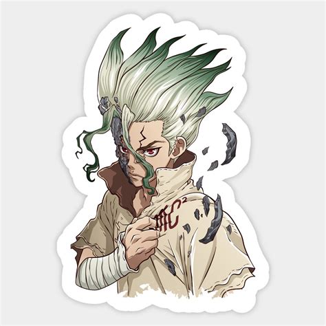 senku ishigami by jessycroft | Anime printables, Cute stickers, Printable stickers