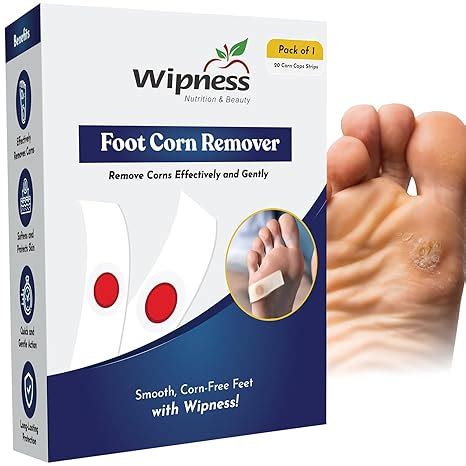 Wipness 100% Natural Foot Corn Removal Plaster for Foot - Pack of 1 ...