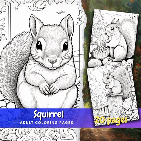 Gray Squirrel Coloring Pages [2025]