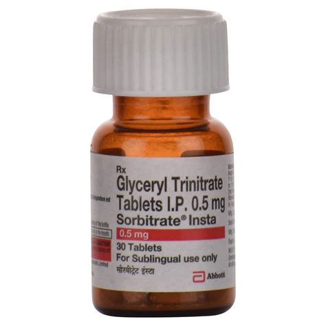 Sorbitrate Insta - Bottle of 30 Tablets : Amazon.in: Health & Personal Care