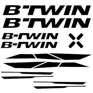 VVWV BTWIN Bicycle Stickers and Graphics for Cycle Body Frame Mountain ...