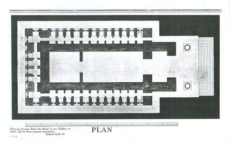 Page 9 - Illustration of the Temple Floor Plan; King Solomon's Temple by Jerome Bernard Frisbee