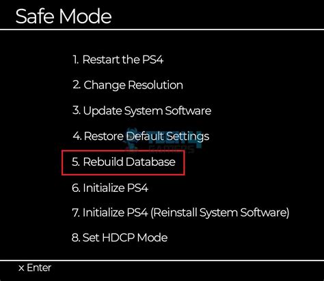 Reinitialize PS4 Software 的图像结果