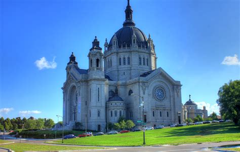 Large Cathedral Building at St. Paul, Minnesota image - Free stock ...