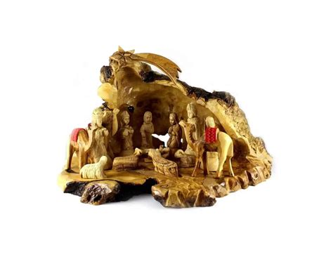 Nativity Sets Holy Land Olive Wood - Bethlehem Olive Wood Factory