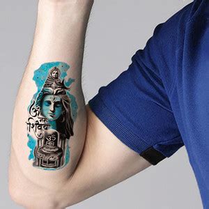 komstec Mahadev Tattoo Temporary Tattoo Stickers For Male And Female ...