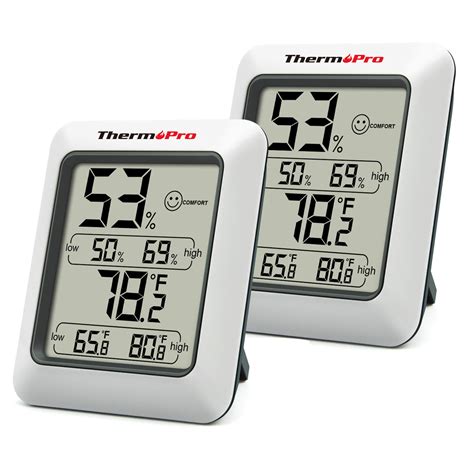 ThermoPro TP50 Room Thermometer Digital Indoor Hygrometer Monitor ...