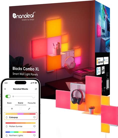 Amazon.com: Nanoleaf Blocks LED Lights, Smart Light Panels Square WiFi ...