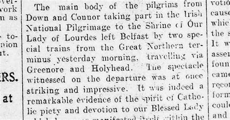Reports of 'miraculous cures' from first Irish national pilgrimage 100 ...