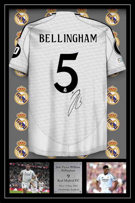 Buy Jude Bellingham - Signed Real Madrid Jersey / Kit (canvas Print ...