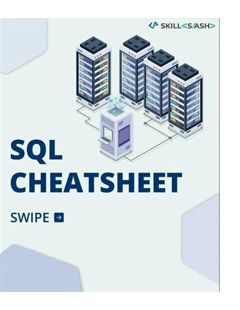 Image result for SQL Beginner Cheat Sheet