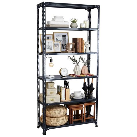 Mil-Nil Prime CRC Sheet 6 Shelf Slotted Angle Rack | Rack for Storage ...