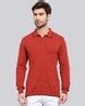 Buy Rust orange Tshirts for Men by KALT Online | Ajio.com