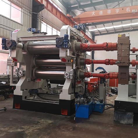 High Performance 4 Roll Rubber Calender Machine Calendering Mill Xy-4 ...