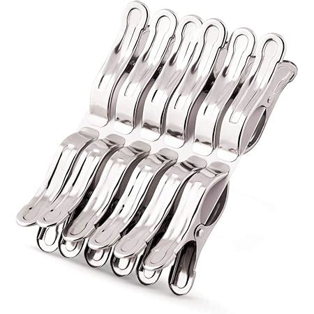 Sajani i60 Stainless Steel Multipurpose Sturdy Clothes Hanging Clips ...