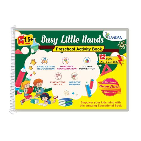 Laadan Busy Little Hands-Preschool Activity Book-Activity Binder ...
