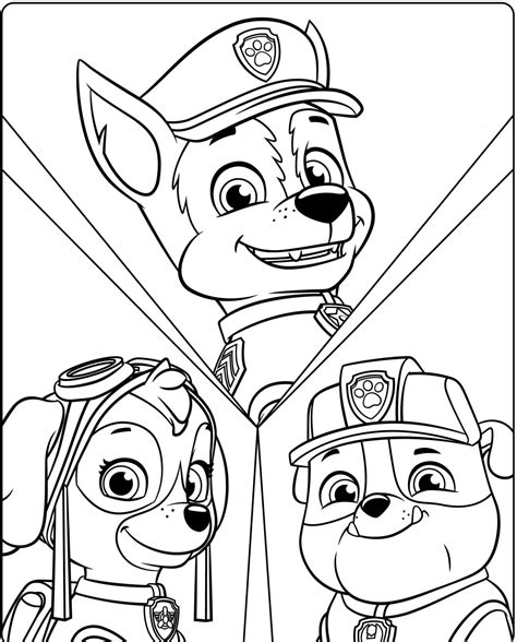 Paw Patrol coloring pages - ColoringLib