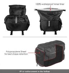 100% WATERPROOF LEH MOTORCYCLE SADDLEBAGS VIATERRA (100% WP LEH V3 ...
