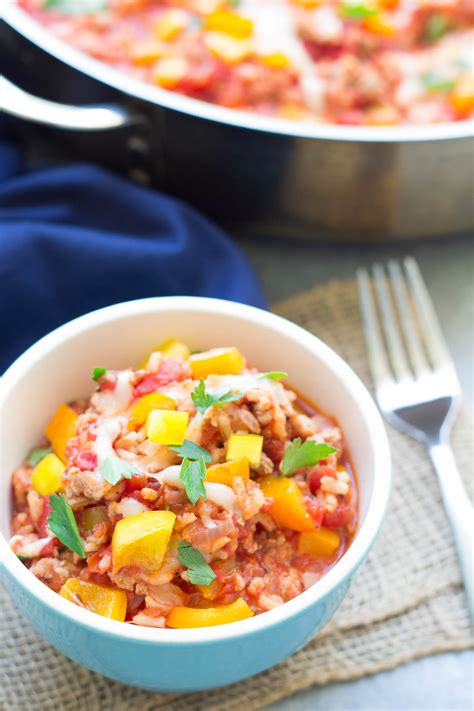 Unstuffed Bell Pepper Skillet