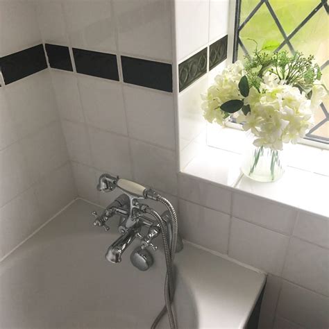 DIY Tips: Painting Ceramic Tiles For A Bathroom Update - Boo & Maddie