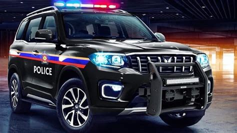 2022 New Mahindra Scorpio-N imagined as a police car straight out of ...