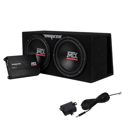 Buy MTX 12 In 2000W Dual Loaded Subwoofer Enclosure w Amplifier & Bass ...