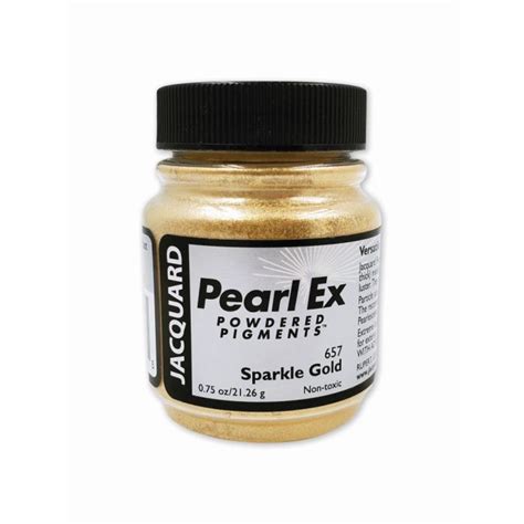 Jacquard Pearl Ex Powdered Pigments - 0.75 Oz Jar - Sparkle Gold | Art ...