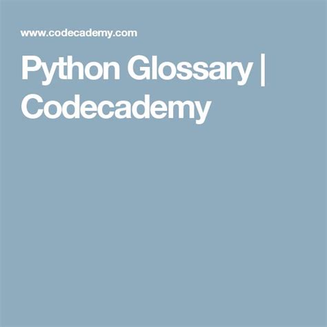 Image result for Glossary Python Code Step by Step