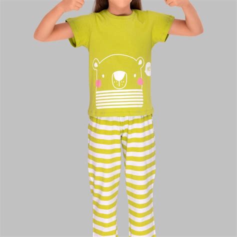 3 Piece Nightsuits Top Pajama Shorts Sets For Girls – Laughing Kids