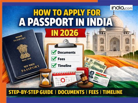 How to apply for a passport in India in 2026: Step by step process ...