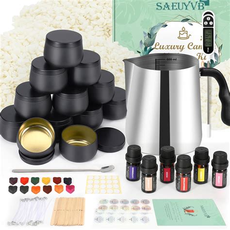 Amazon.com: SAEUYVB Candle Making Kit for Adults - Full Set Candle ...