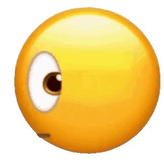 Emoji Side Eye Sticker - Emoji Side eye Left - Discover & Share GIFs