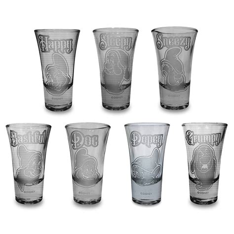 Seven Dwarfs Collectors Set of Glasses by Arribas – Snow White and the ...