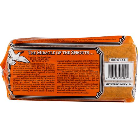 Buy Food for Life Ezekiel 4:9 Sprouted Whole Grain Bread, 24oz, 20 CT ...