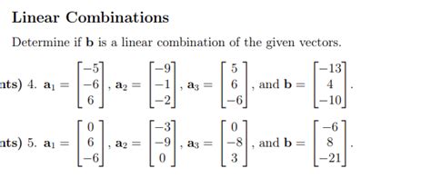 Image result for Perform a Linear Combination