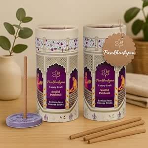 Pankhudiyan Bambooless Incense Sticks for Home | 80 Natural Agarbatti ...