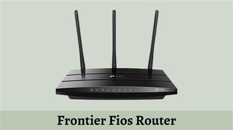 Image result for Frontier Router Model