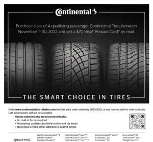 Continental Tires Rebate