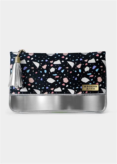 Get Black Cookie Printed Silver Carry-All Pouch at ₹ 499 | LBB Shop