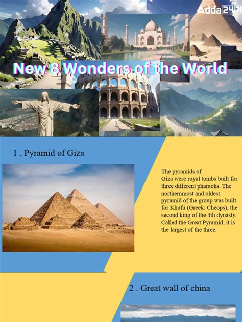 8 Wonders of the World 的图像结果