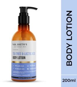 Dr. Sheth's Tea Tree & Lactic Acid Body Lotion, Helps to Reduce Body ...